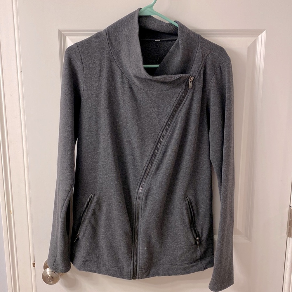 Lucy Activewear Cowl Neck Zip-up Jacket